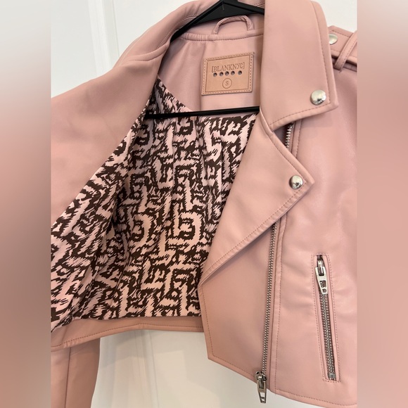 BLANK NYC Mauve Chalk Jacket Size Small $128 NWOT - Picture 10 of 14